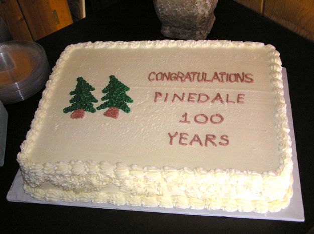 Pinedale 100 Years Cake. Photo by Pinedale Online.