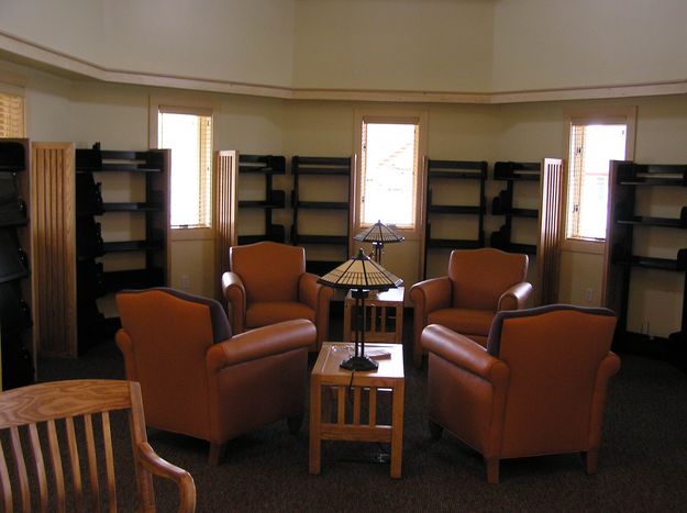 Reading area. Photo by Pinedale Online.