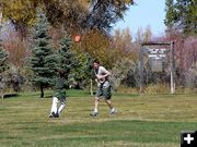 Kids playing at BBQ. Photo by Pinedale Online.