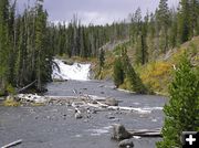 Lewis Falls. Photo by Pinedale Online.