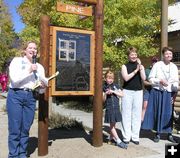 Historic District Dedication. Photo by Pinedale Online.
