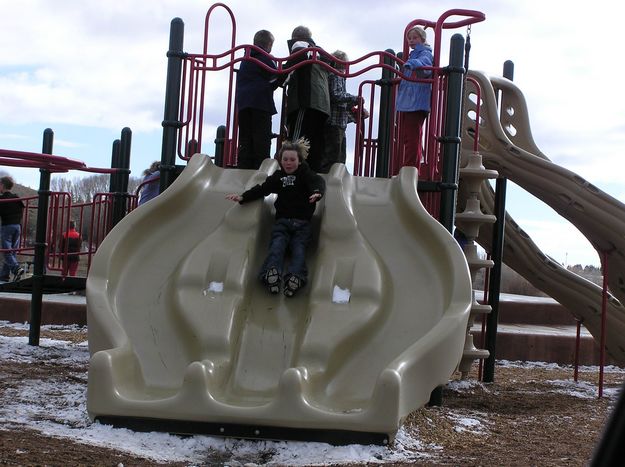 Pinedale school playground. Photo by Pinedale Online.