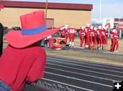 The fans were hyped. Photo by Pinedale Online.