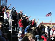 Big Piney fans. Photo by Pinedale Online.