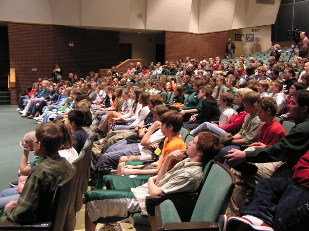 Award Ceremony. Photo by Pinedale Online.