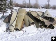 Ruined carpet. Photo by Pinedale Online.