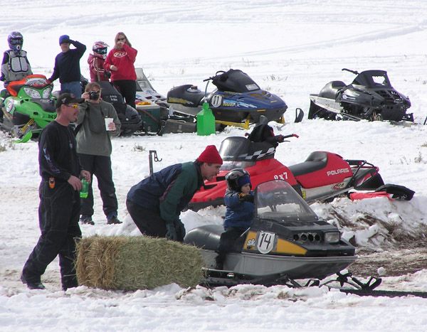 5-year old racer. Photo by Pinedale Online.