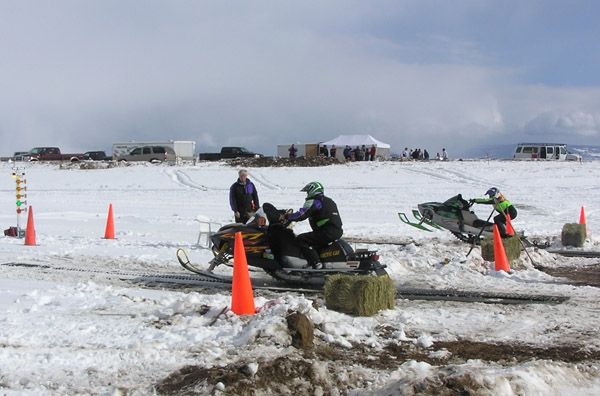 Sled Race. Photo by Pinedale Online.