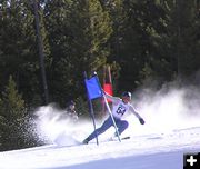 Pinedale Skier. Photo by Pinedale Online.
