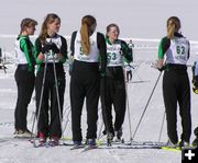 Girls wait for their race. Photo by Pinedale Online.