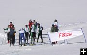 Skiers at Finish Line. Photo by Pinedale Online.