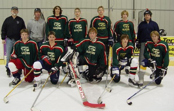 2005 High School Hockey Team. Photo by Craig Sheppard.