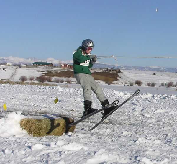 Nailed the Landing. Photo by Dawn Ballou, Pinedale Online.