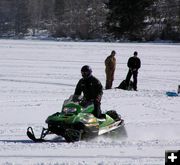 Checking licenses. Photo by Pinedale Online.