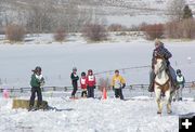 Starting the run. Photo by Dawn Ballou, Pinedale Online.