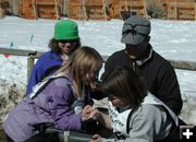 Girls Arm Wrestling. Photo by Pinedale Online.