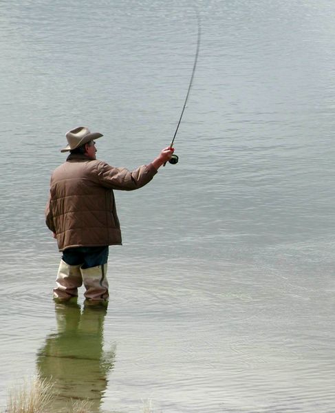 Cowboy Fisherman. Photo by Pinedale Online.