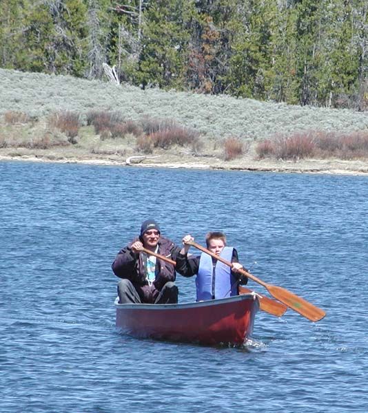 Fishing Dollar Lake. Photo by Pinedale Online.