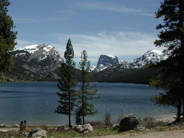 Green River Lakes is open. Photo by Pinedale Online.