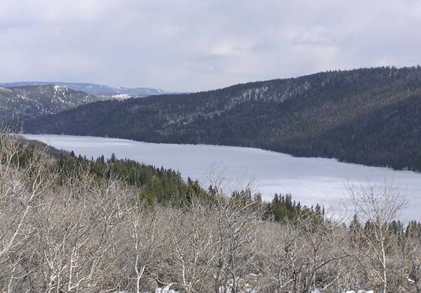 Half Moon Lake. Photo by Pinedale Online.