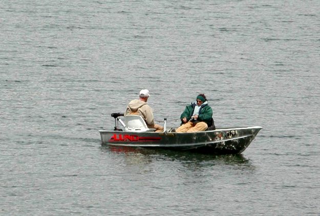 Fishing Boat, Soda Lake. Photo by Pinedale Online.