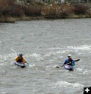 Kayakers having fun. Photo by Pinedale Online.
