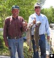 Norm and Dave Pape. Photo by Bill Boender.