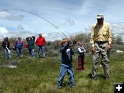 Fly Fish Casting. Photo by Pinedale Online.