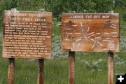 Lander Trail Historical Marker. Photo by Pinedale Online.