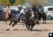 Team Roping. Photo by Pinedale Online.