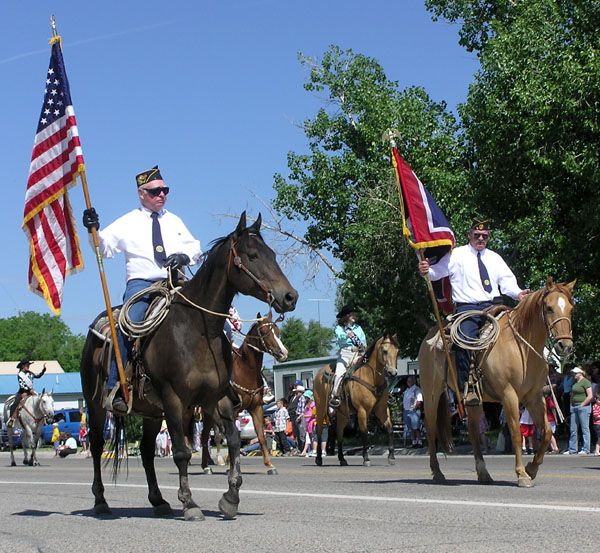 Chuckwagon Days Parade. Photo by Pinedale Online.