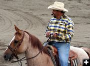 Andy Nelson - Announcer. Photo by Pinedale Online.