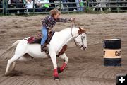 Junior Barrel Racing. Photo by Pinedale Online.