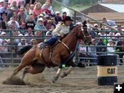 Barrel Racing. Photo by Pinedale Online.