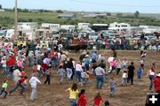 Calf Scramble. Photo by Pinedale Online.