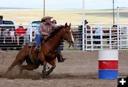 Barrel Racer - Jody Fear. Photo by Pinedale Online.