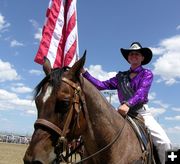 Rodeo Queen Spring Moore. Photo by Pinedale Online.