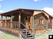 Rustic Log Cabin. Photo by Pinedale Online.