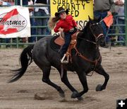 Pee Wee Barrel Racer. Photo by Pinedale Online.