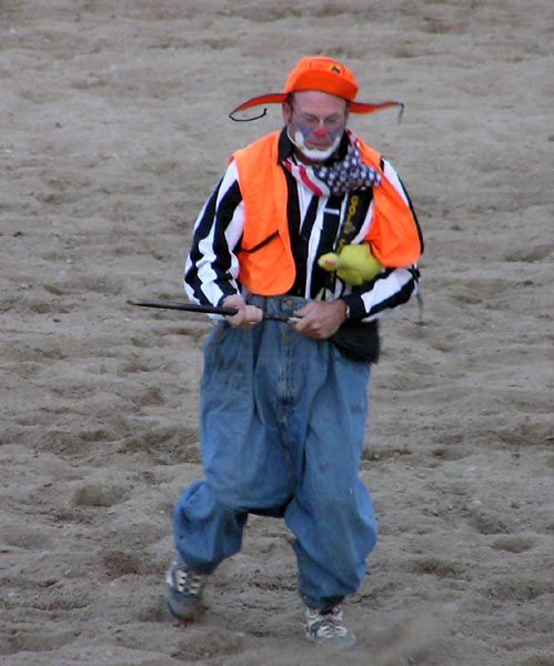 Timber Tuckness Rodeo Clown. Photo by Pinedale Online.