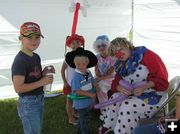 Balloon Tying. Photo by Pinedale Online.