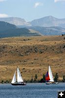 Sailing on Fremont Lake. Photo by Pinedale Online.