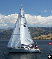 Sailing on Fremont. Photo by Pinedale Online.