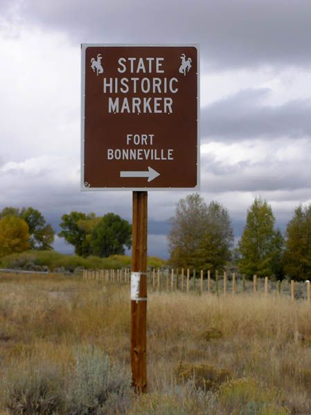Fort Bonneville. Photo by Pinedale Online.