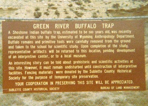 Information Sign. Photo by Museum of the Mountain Man, Paul Allen Collection.