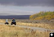 ATVs and antelope. Photo by Pinedale Online.