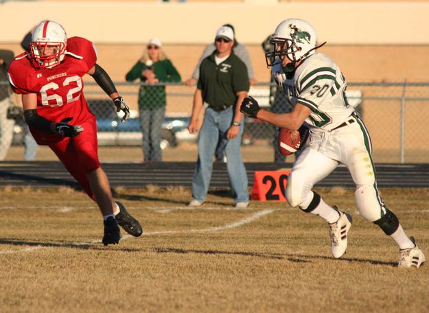 Kick Return. Photo by Pinedale Online.