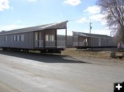 New homes in town. Photo by Dawn Ballou, Pinedale Online.