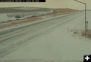 Winter Storm. Photo by WYDOT Webcam.