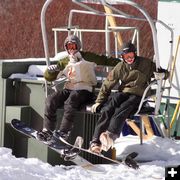 Ski area is open!. Photo by Clint Gilchrist, Pinedale Online.